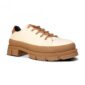 Cork sole pineapple leather shoes with thick soles - Ekomfort