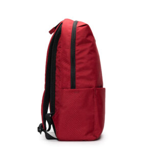 Backpack laptop waterproof red OSLO side view -Ekomfort.