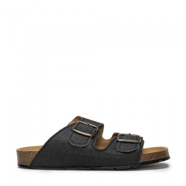 Vegan sandals in Pinatex Darco Black - ekomfort: discover the ultimate comfort and responsible elegance of these ecological sandals.