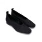 Comfortable women's ballerina Melita Black with flat heel - Letzshop.com