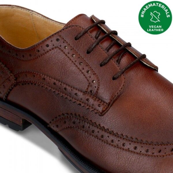 Chaussures de ville végan Siro Black avec ceinture en cuir de qualité pour homme - Letzshop.