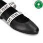 Sandales noires éthiques et durables Aure par Nae