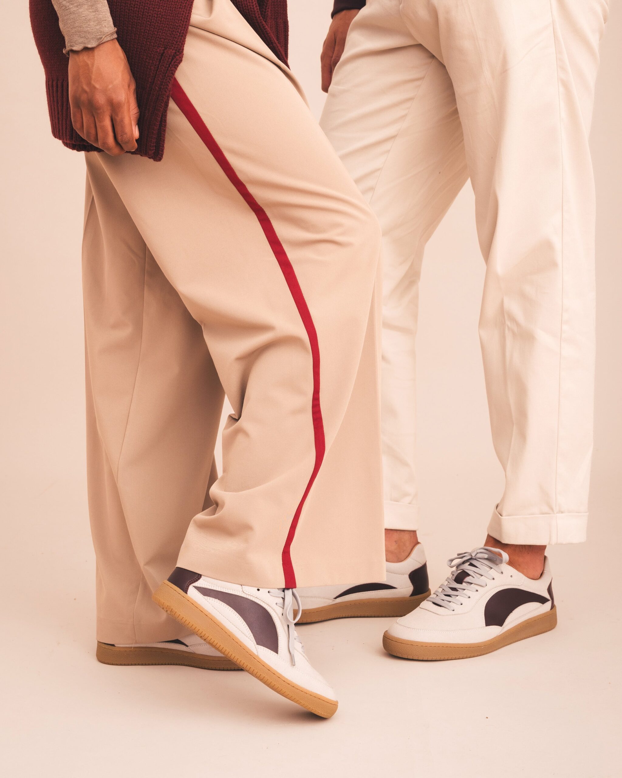 Baskets Sidney — microfibre, rouge - Image 2