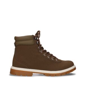 Bottines Adar — microfibre, vert