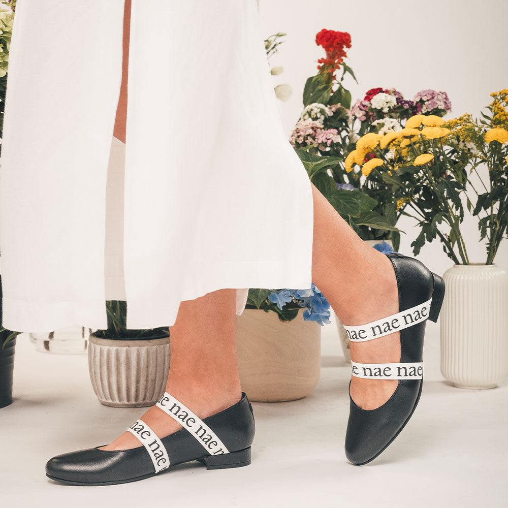 Chaussures Aure — AppleSkin, noir – Image 2