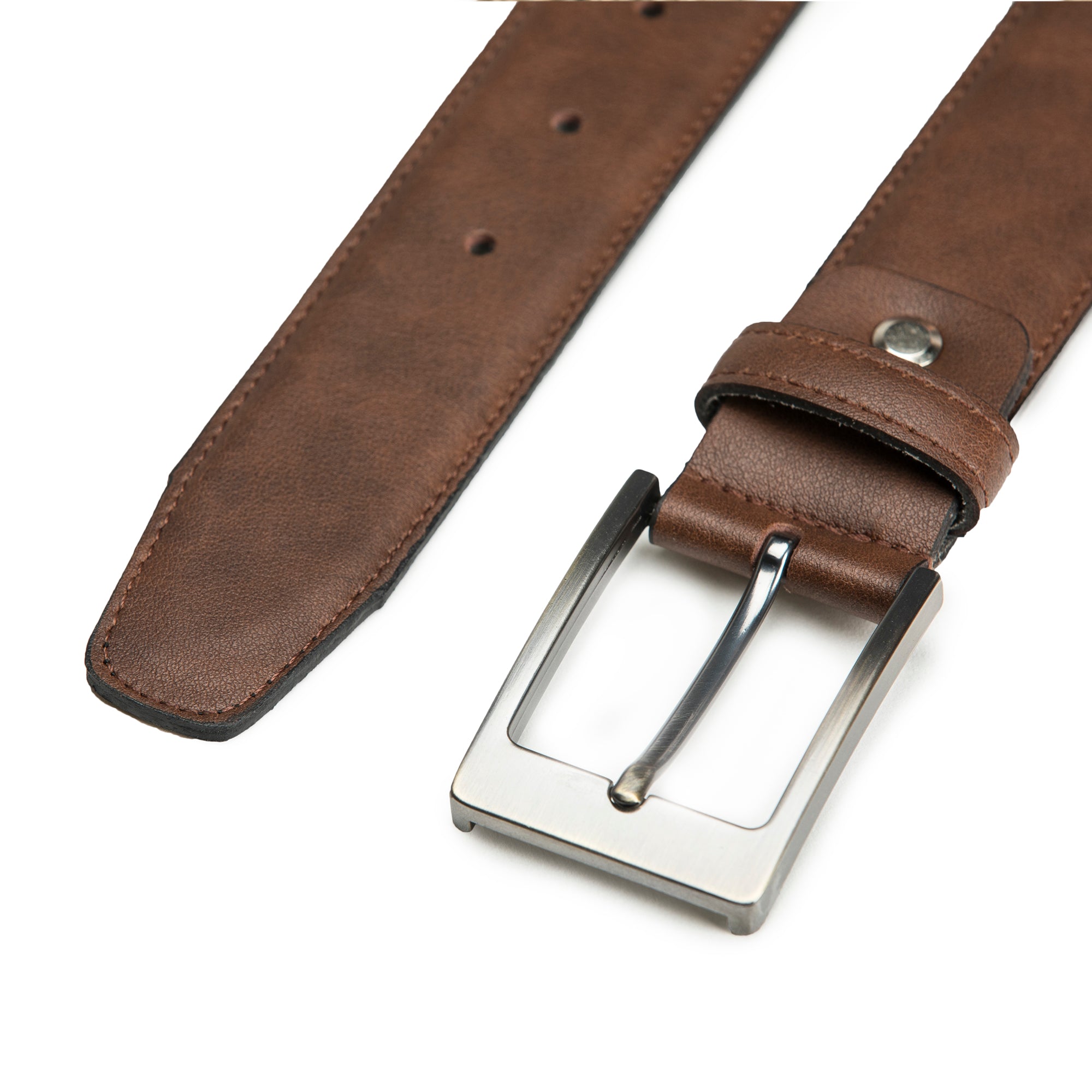Ceinture Calaf — microfibre, marron – Image 2