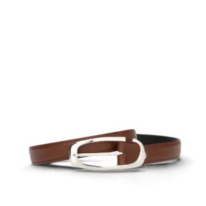 Ceinture Carme — microfibre, marron