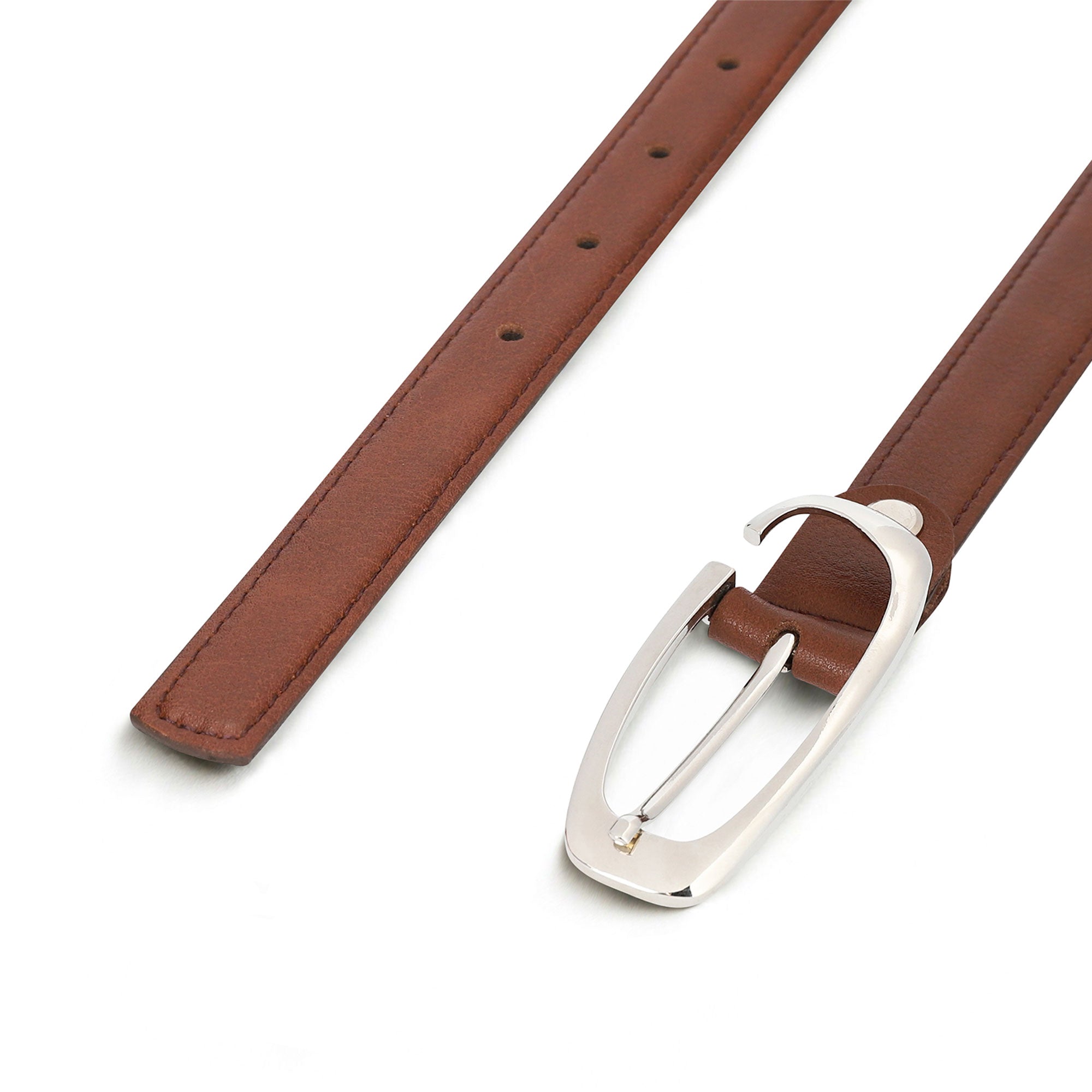 Ceinture Carme — microfibre, marron - Image 2