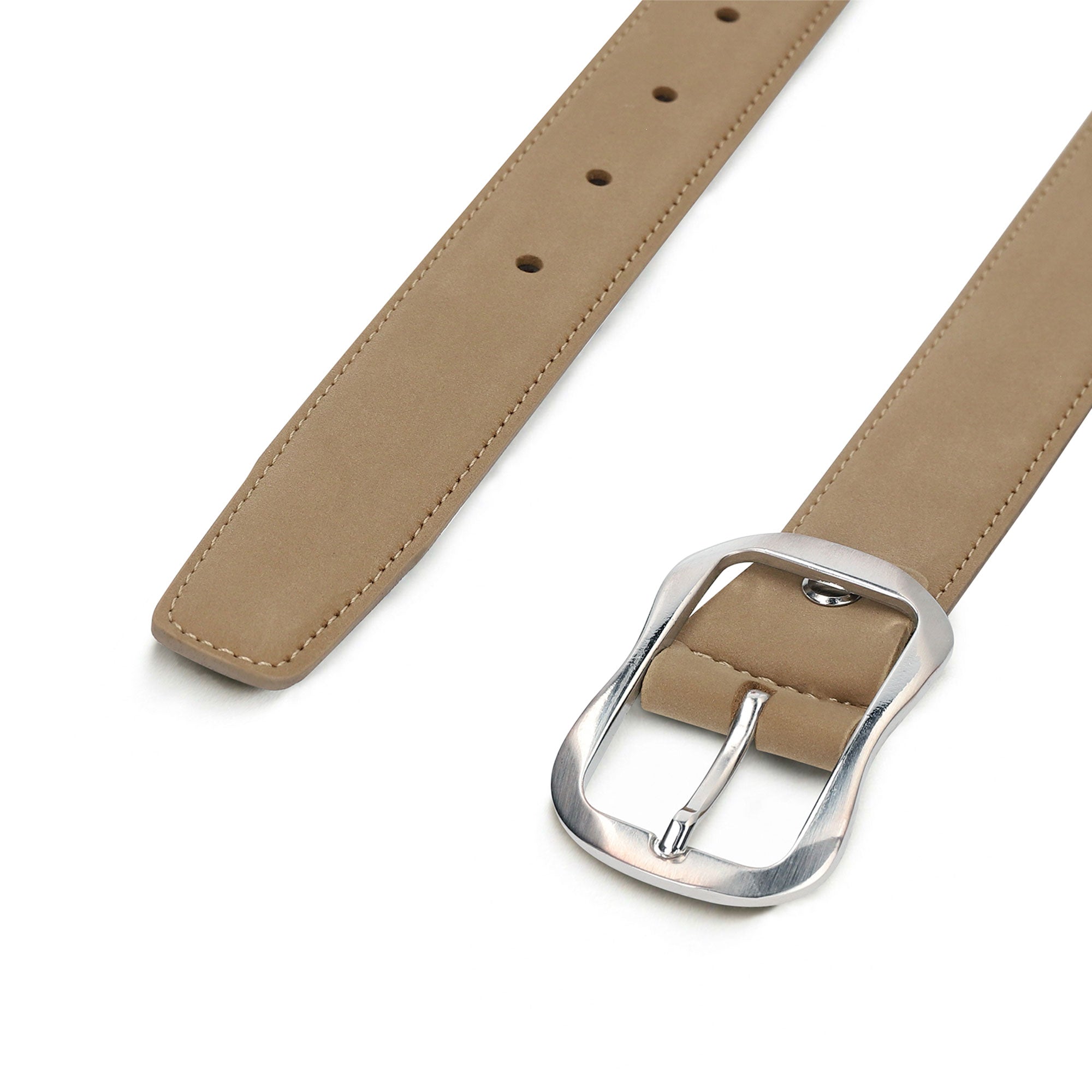 Ceinture Espot — microfibre, beige – Image 2