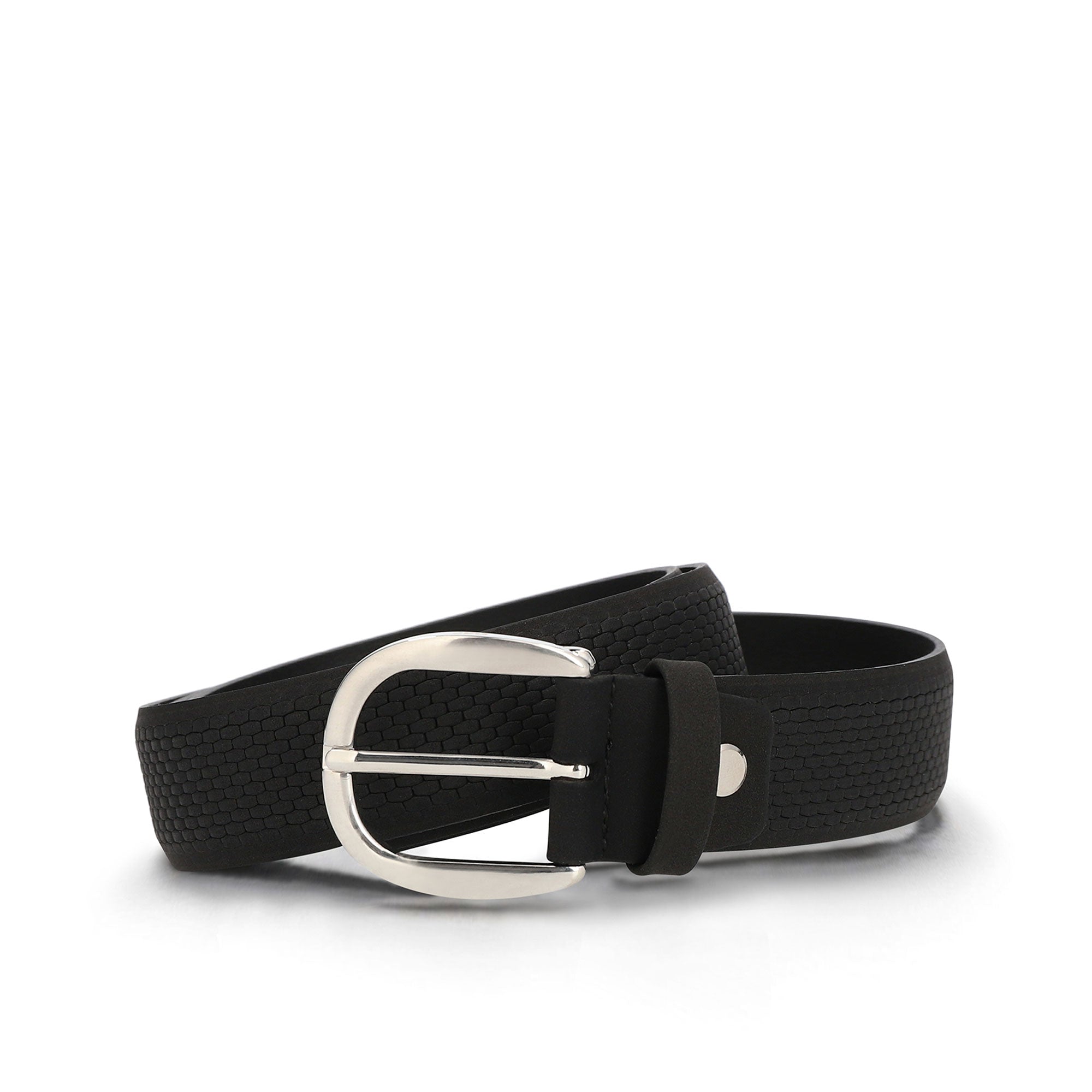 Ceinture Falset — microfibre, noir