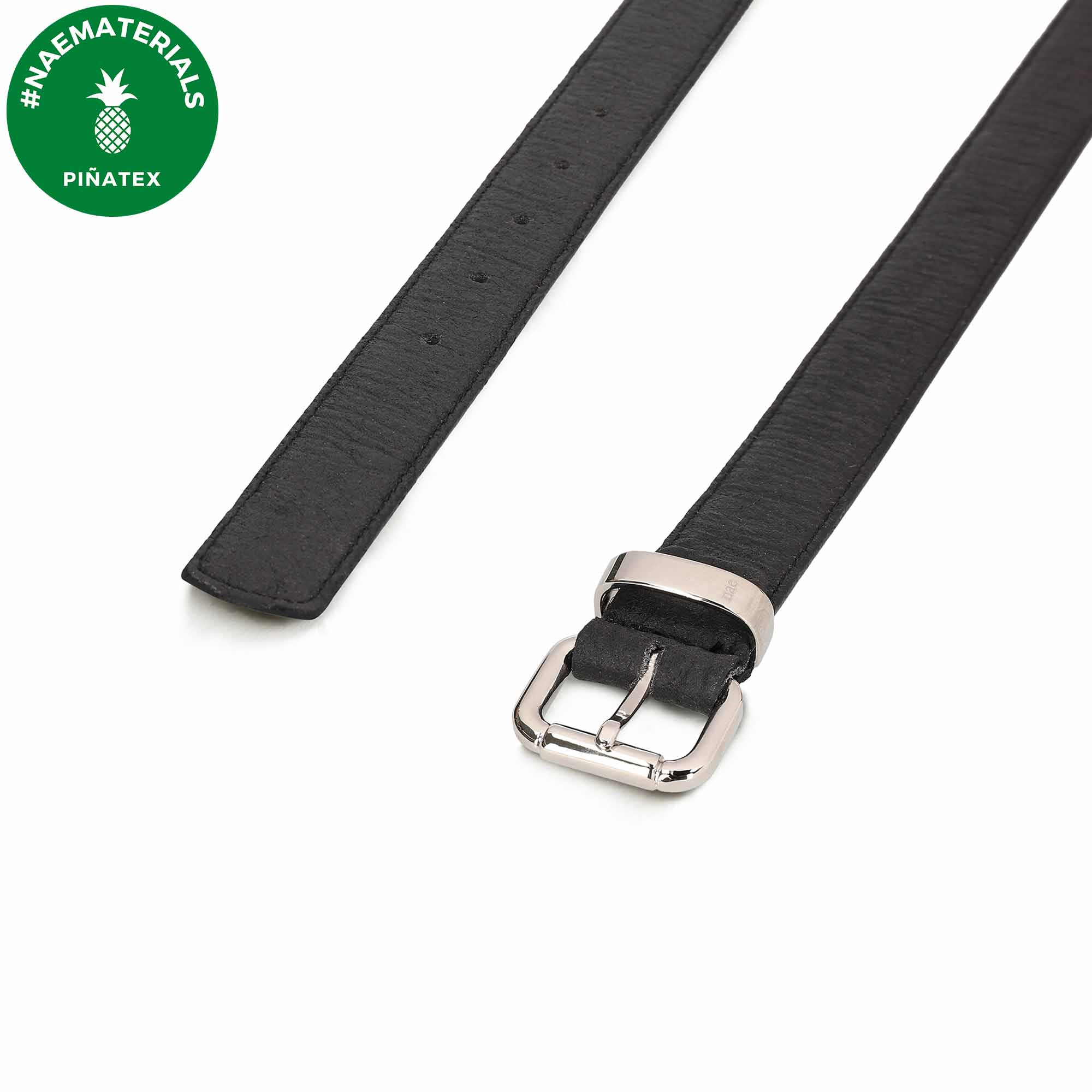 Ceinture Ordis — Piñatex, noir - Image 2