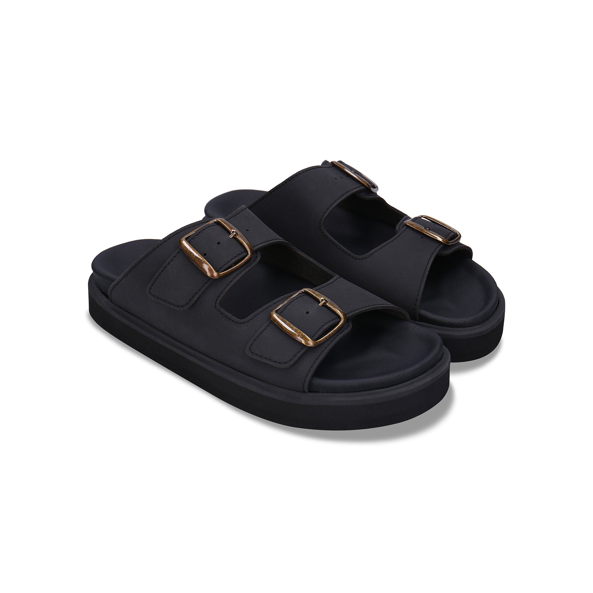 Sandales Darku — microfibre, noir - Image 3