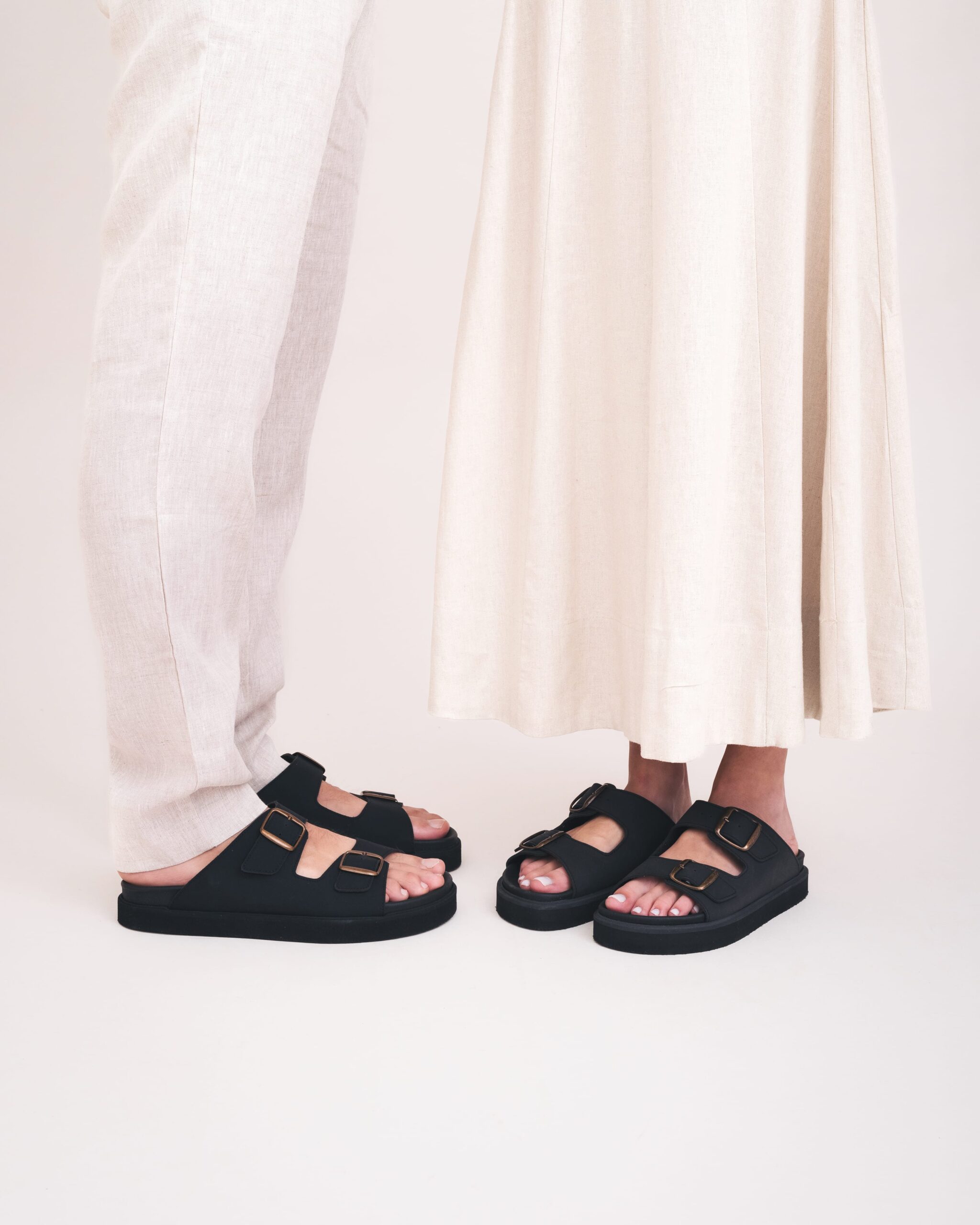 Sandales Darku — microfibre, noir - Image 2