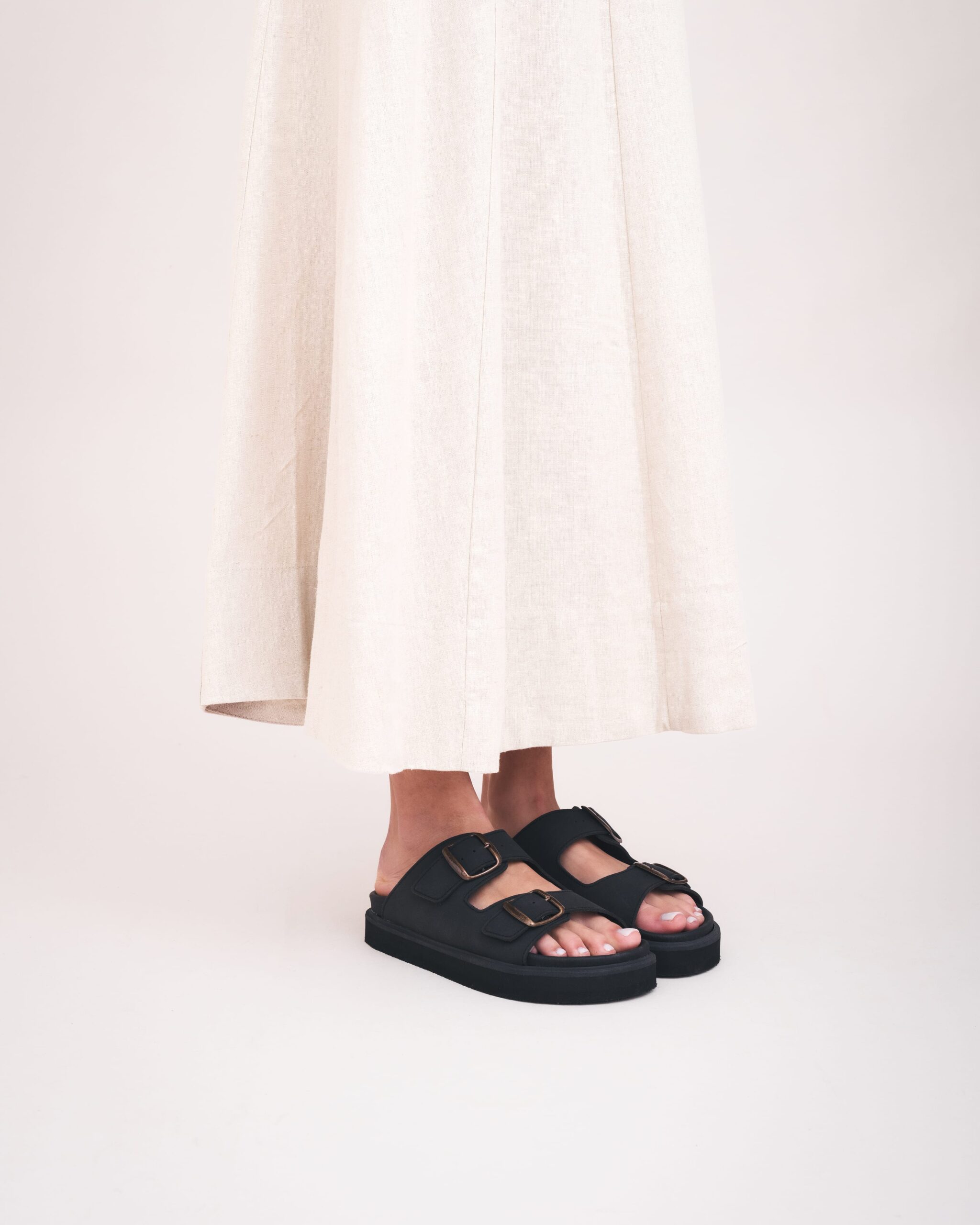 Sandales Darku — microfibre, noir - Image 4