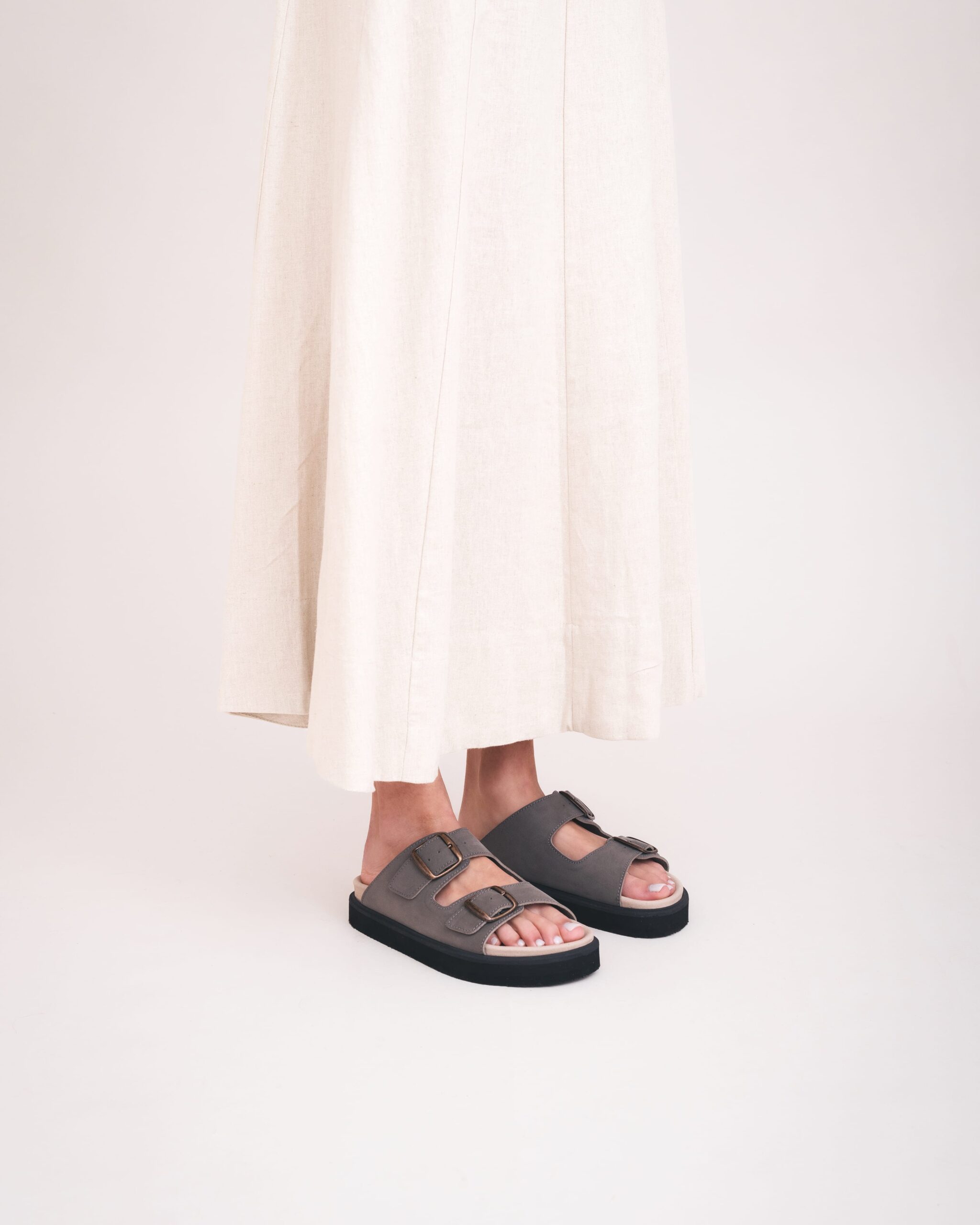 Sandales Darku — microfibre, vert – Image 4