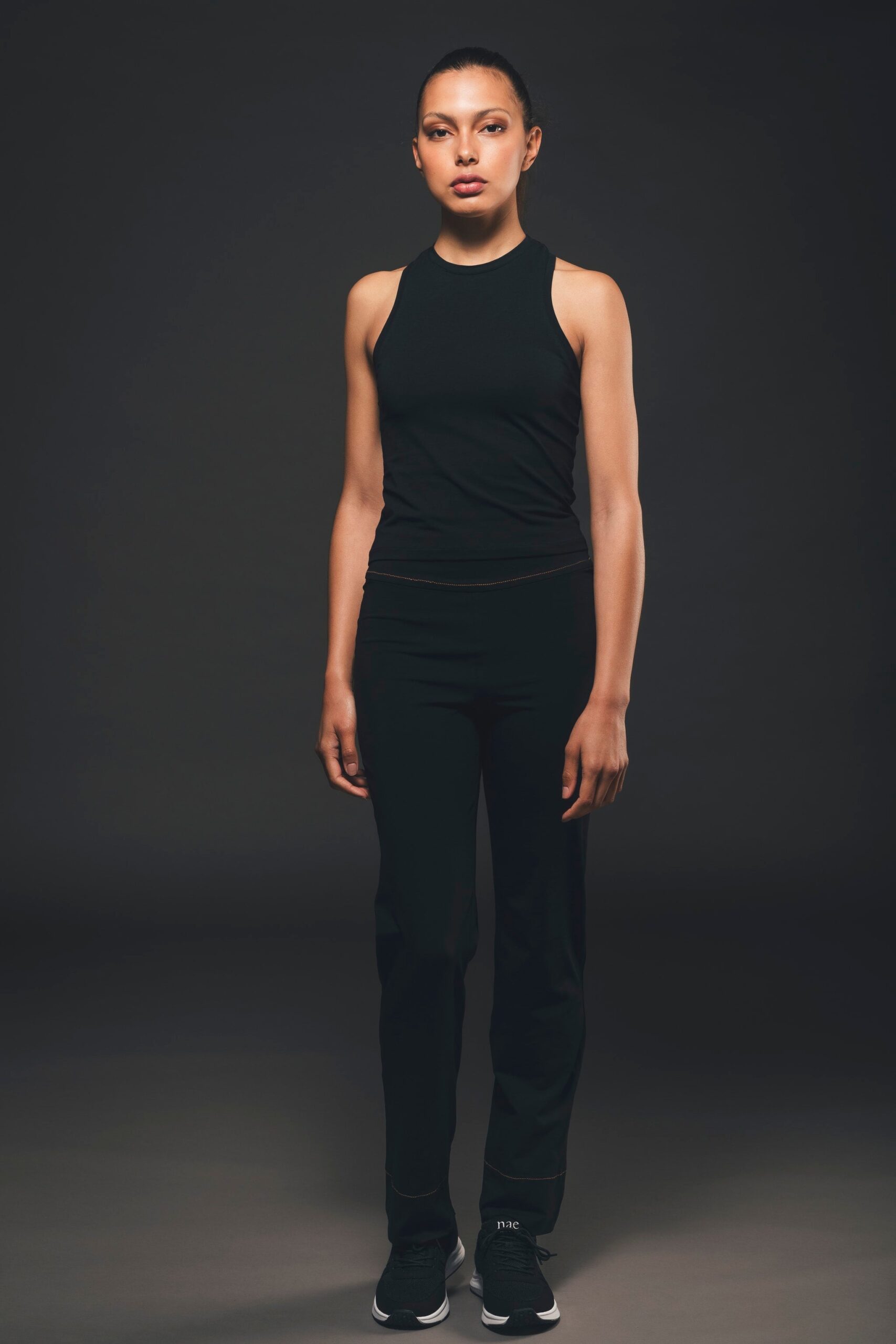 Top Eliza — coton bio, noir – Image 3