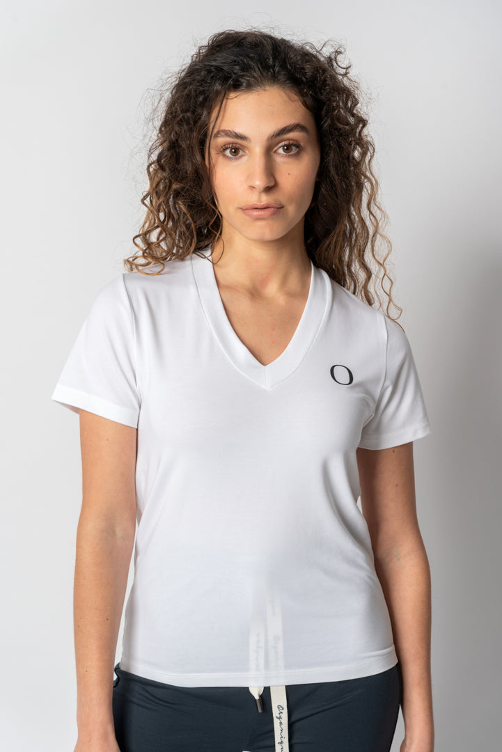 Top Emelline — lyocell, blanc