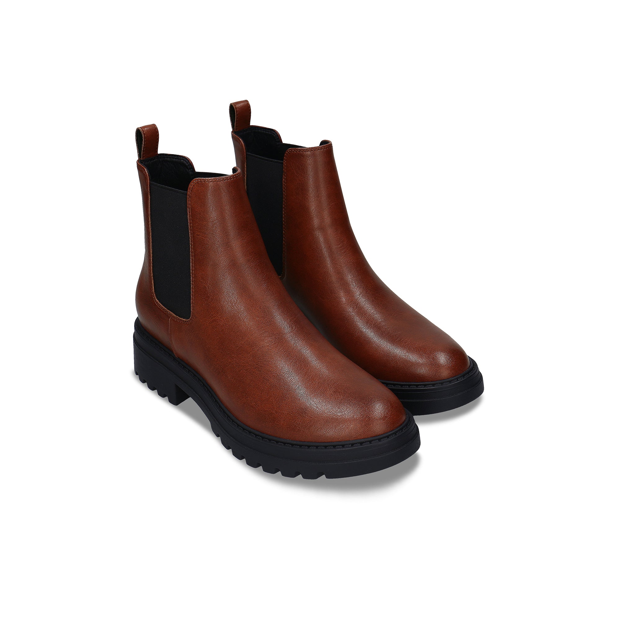 Bottines Evie — microfibre, marron – Image 3