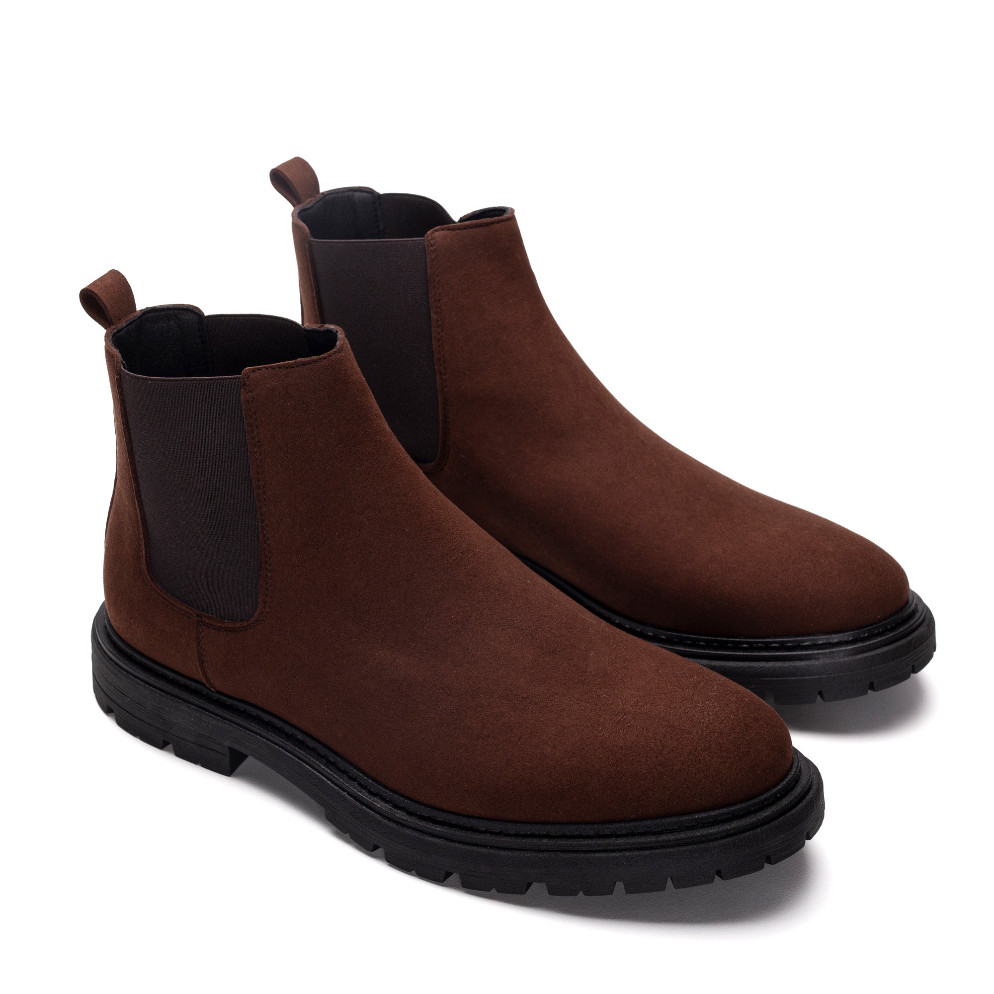 Bottines Faber — microfibre, marron – Image 3