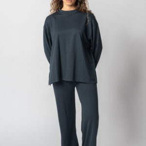 Top Florence — lyocell, bleu