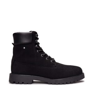 Bottines Gadea — microfibre, noir