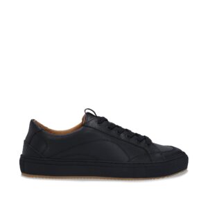 Baskets Kario — microfibre, noir