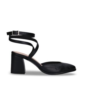 Sandales Lisa — AppleSkin, noir