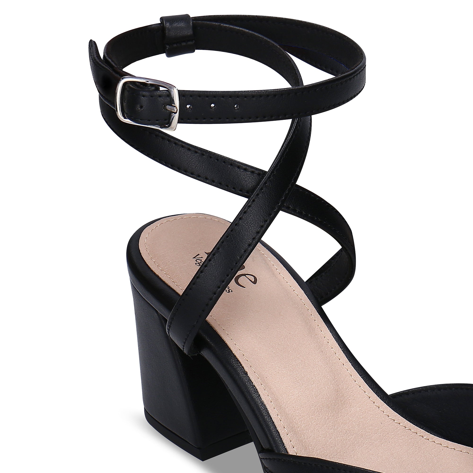 Sandales Lisa — AppleSkin, noir - Image 4