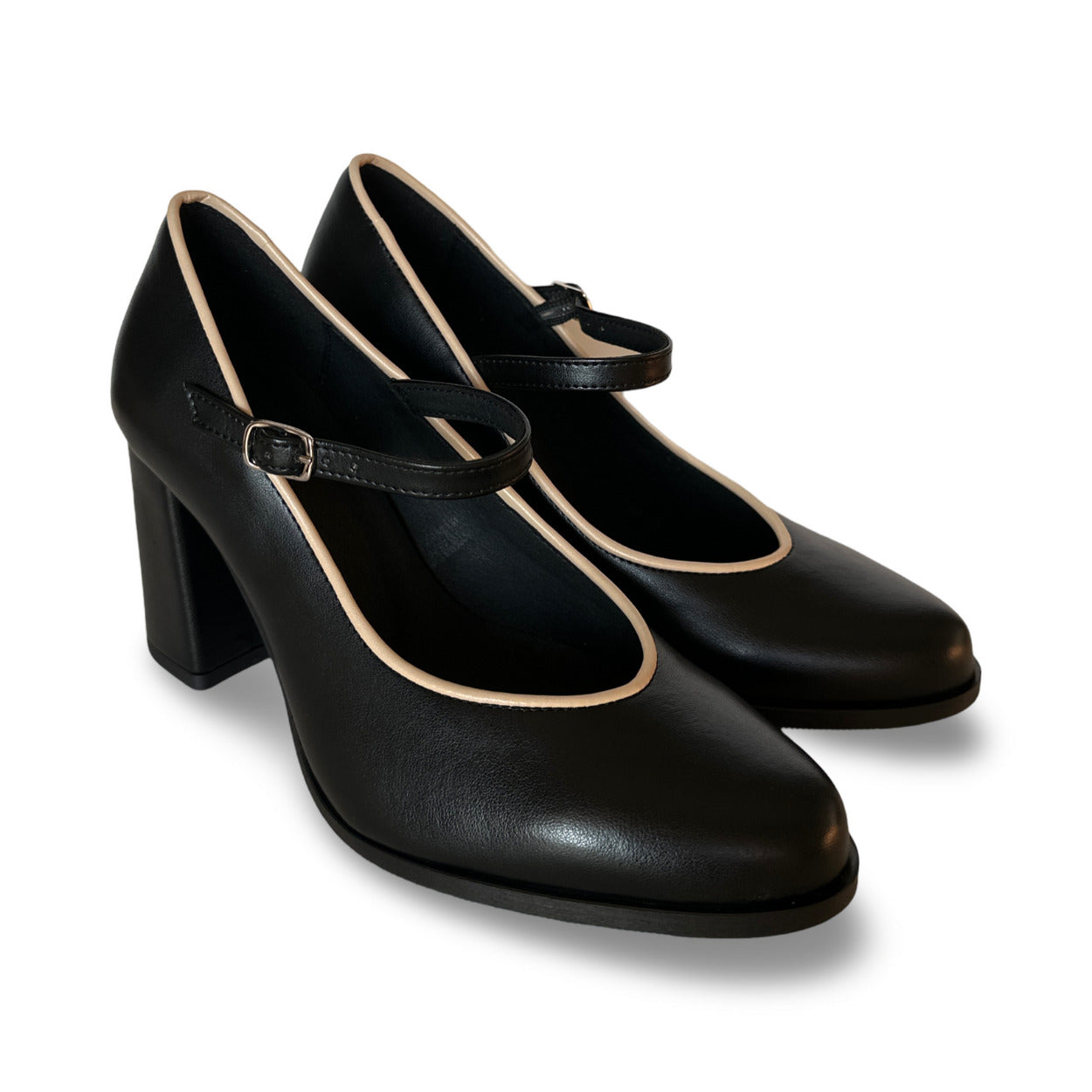 Chaussures Martina — AppleSkin, noir - Image 3