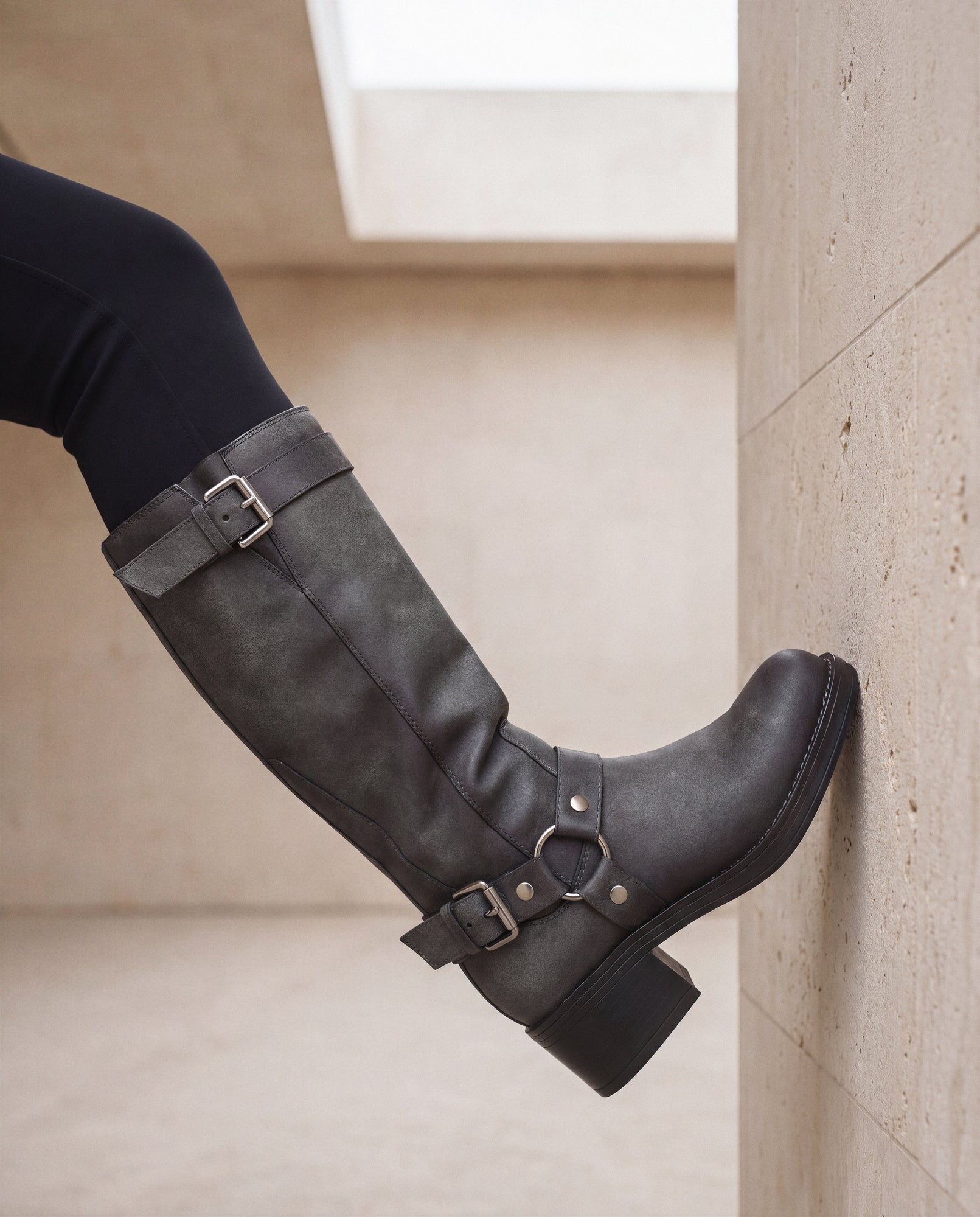 Bottines Ruby — microfibre, gris - Image 4