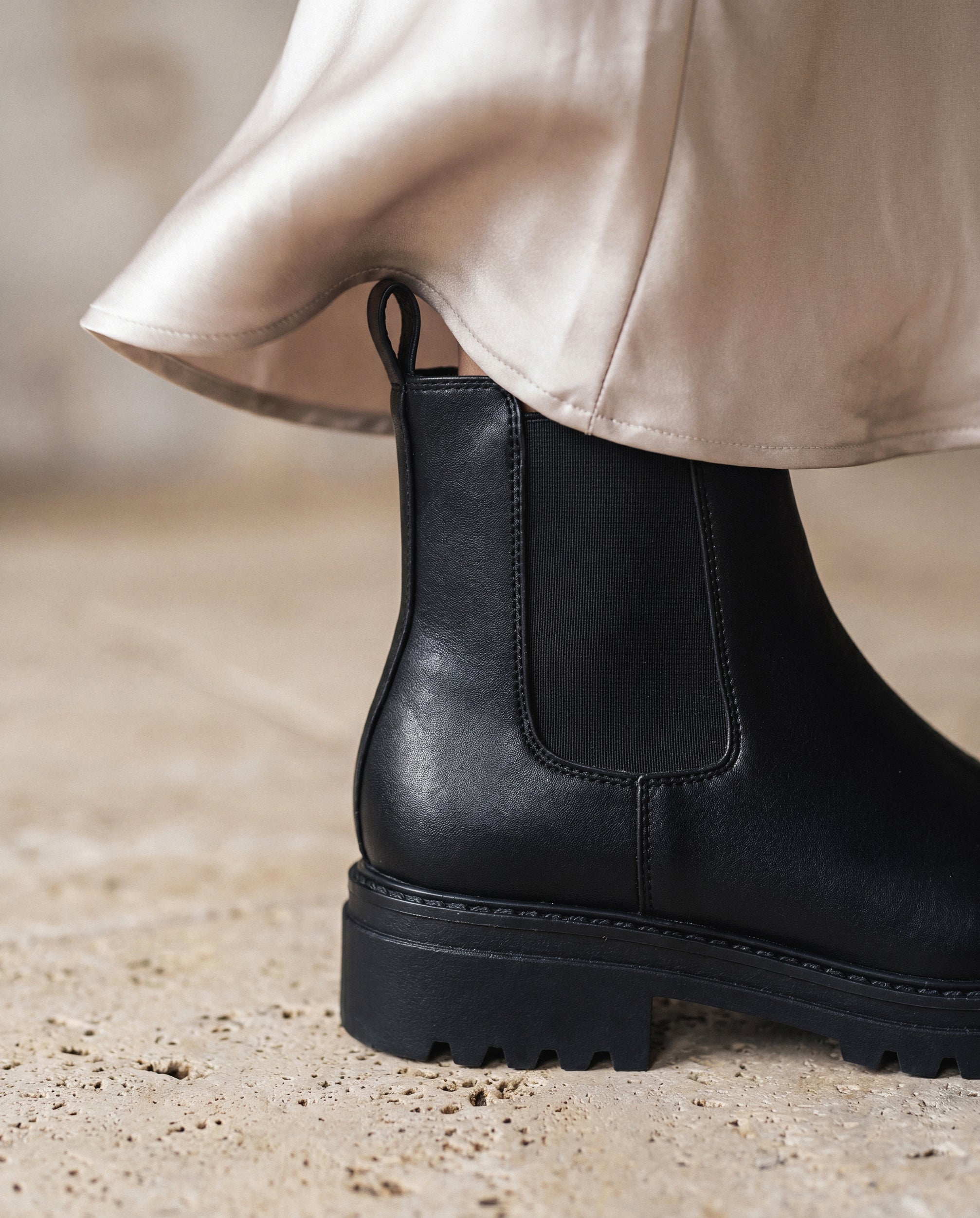 Bottines Evie — microfibre, noir – Image 4