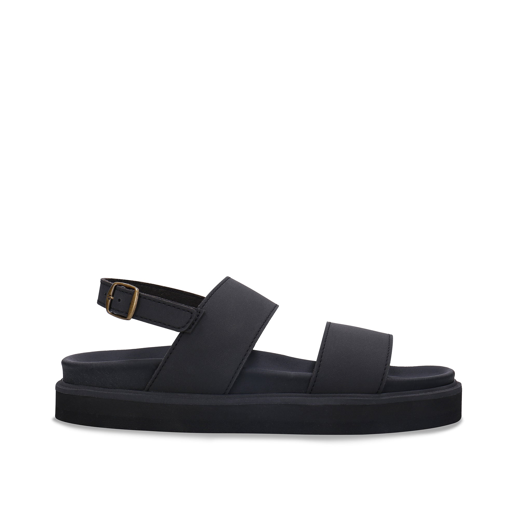 Sandales Palau — microfibre, noir