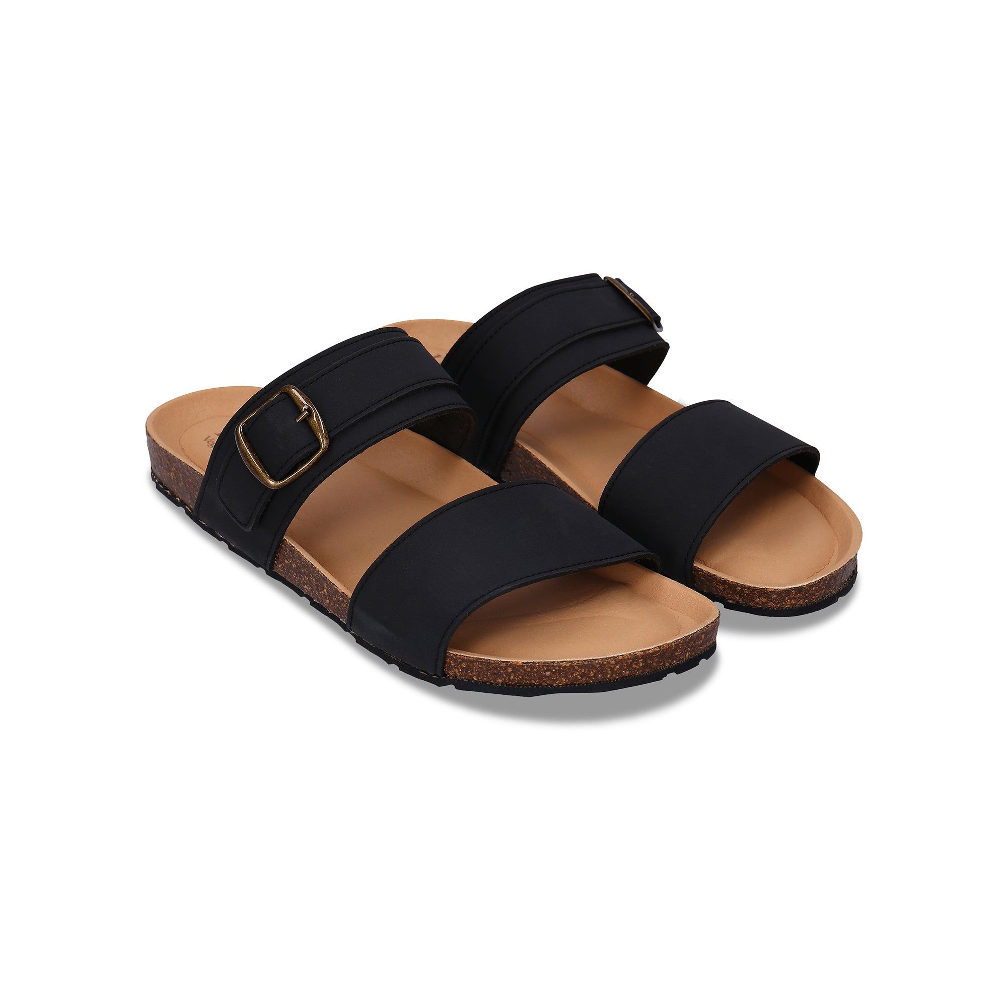 Sandales Rawa — microfibre, noir - Image 3