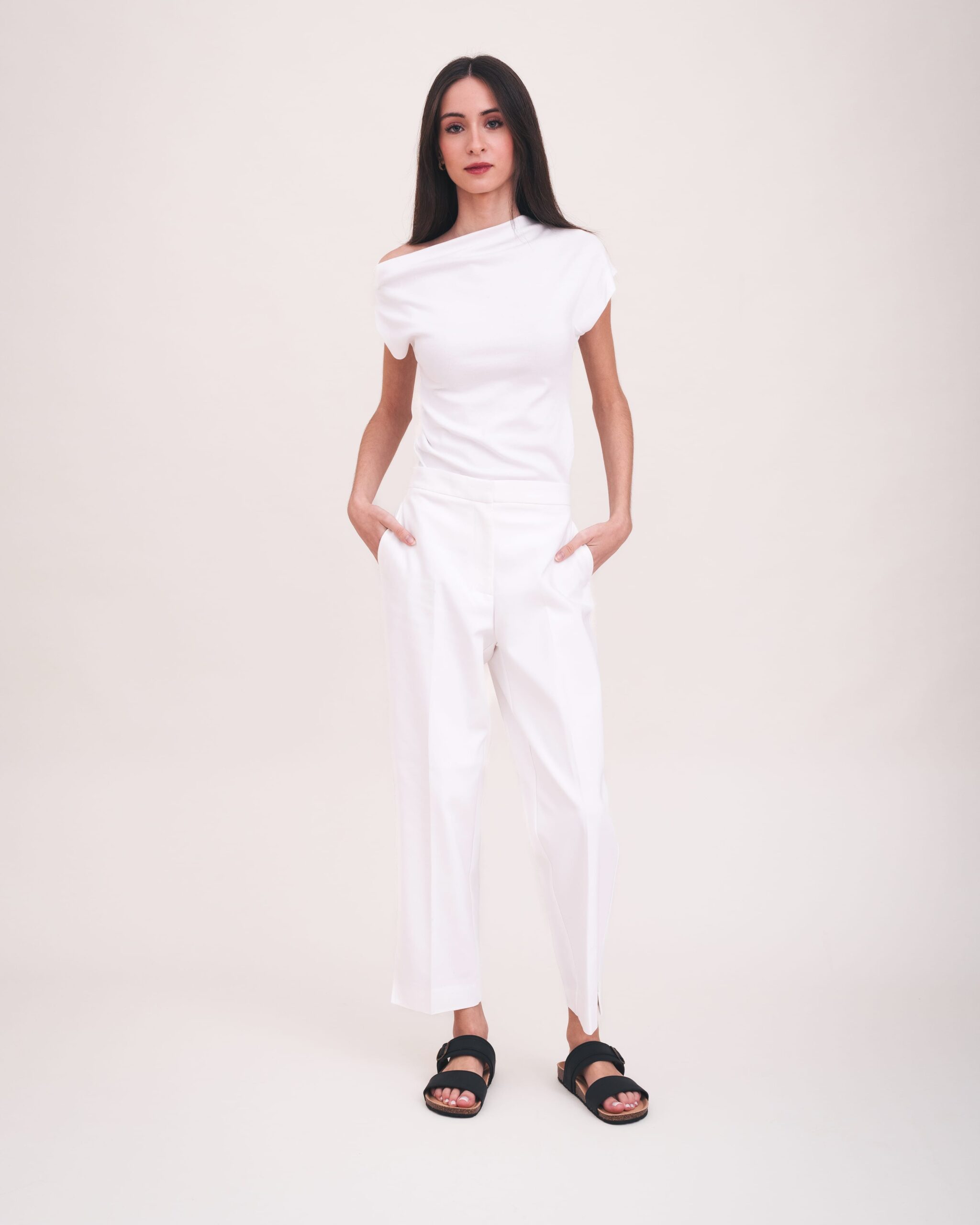 Sandales Rawa — microfibre, noir - Image 4