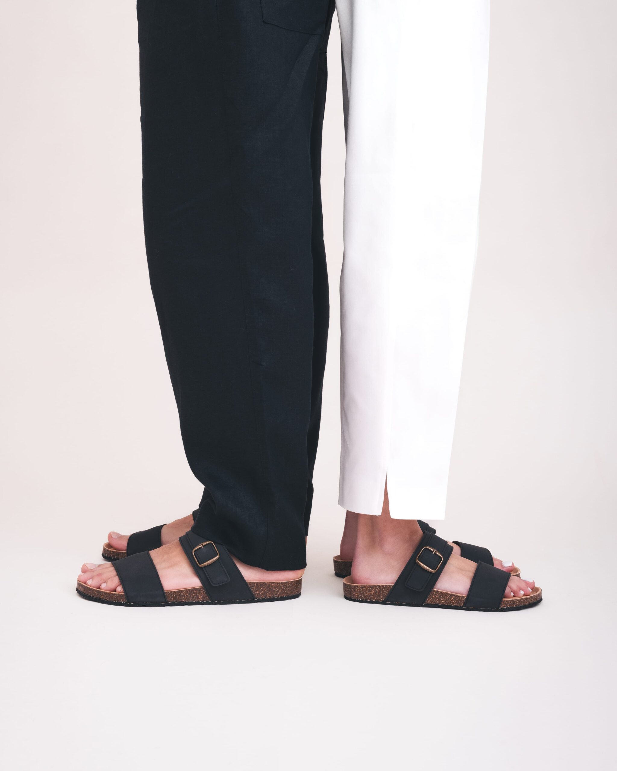 Sandales Rawa — microfibre, noir - Image 2
