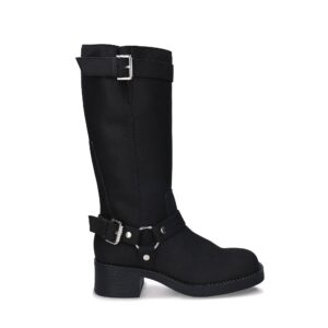 Bottines Ruby — microfibre, noir