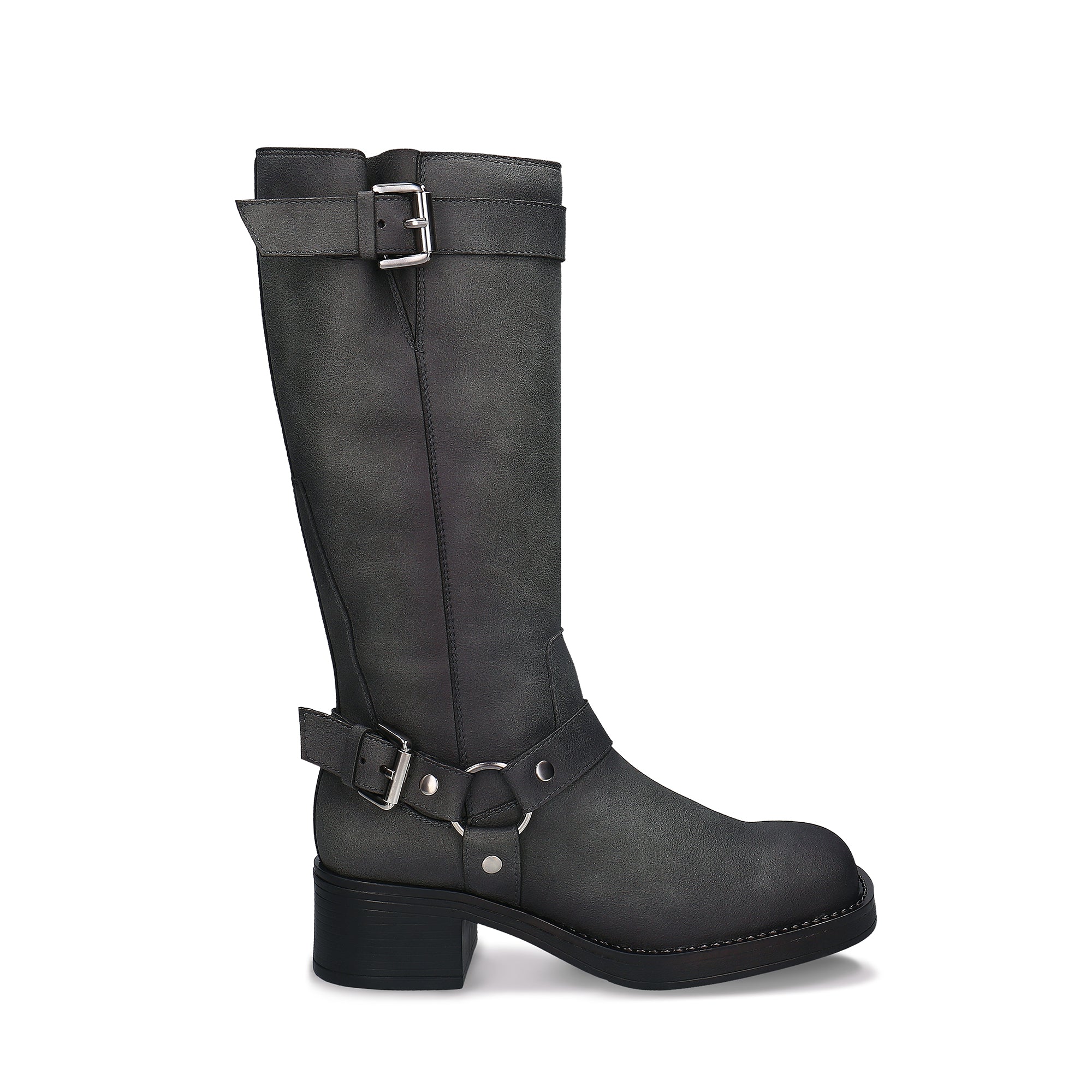 Bottines Ruby — microfibre, gris
