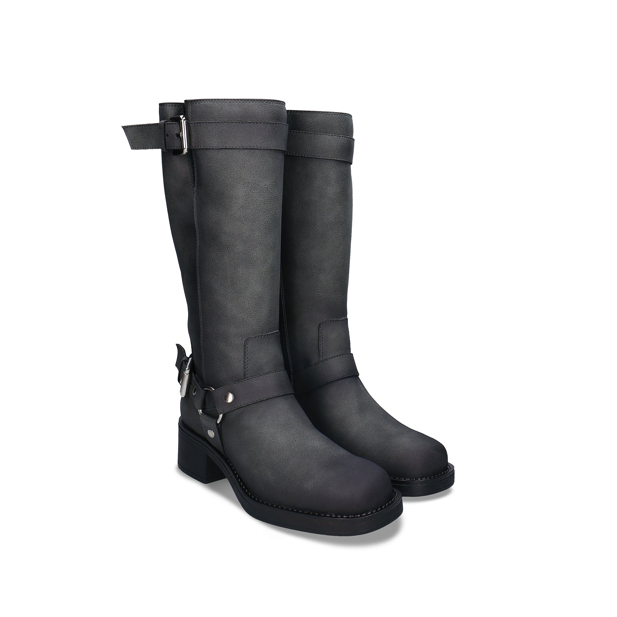 Bottines Ruby — microfibre, gris - Image 3