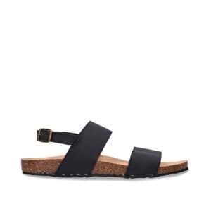Sandales Savai — microfibre, noir