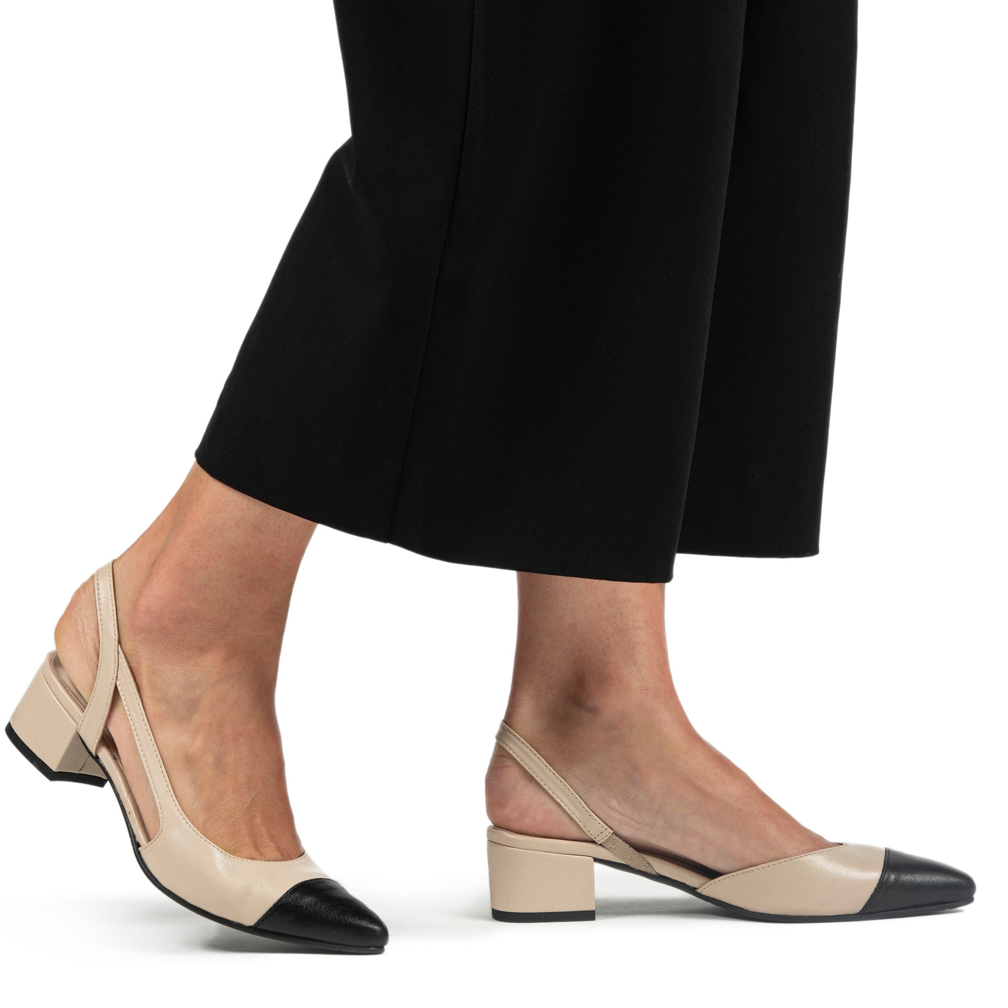 Chaussures Jaque — microfibre, beige – Image 2